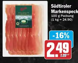 AEZ Südtiroler Markenspeck Angebot