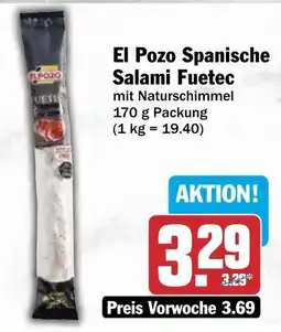 AEZ El Pozo Spanische Salami Fuetec Angebot