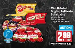 AEZ Mini Babybel Original halbfester Schnittkäse Angebot