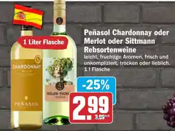 AEZ Peñasol Chardonnay oder Merlot oder Sittmann Angebot