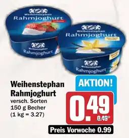 AEZ Weihenstephan Rahmjoghurt Angebot