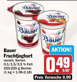 AEZ Bauer Fruchtjoghurt Angebot