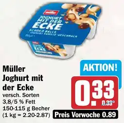 AEZ Müller Joghurt mit der Ecke Angebot