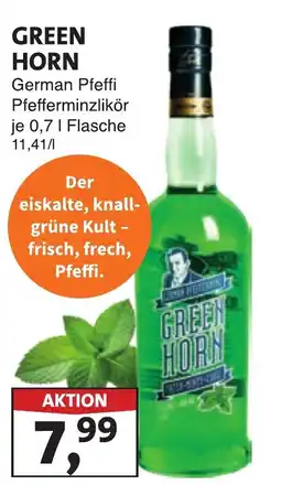 Lösch Depot GREEN HORN Pfefferminzlikör Angebot