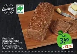 tegut Naturland Herzberger Bio-BROTzeitbrot Angebot