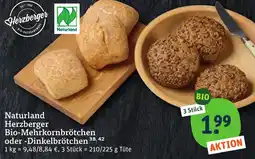 tegut Naturland Herzberger Bio-Mehrkornbrötchen Angebot