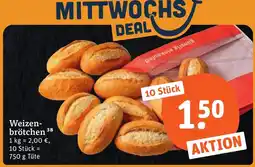 tegut Weizen-brötchen Angebot