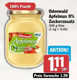 AEZ Odenwald Apfelmus 0% Zuckerzusatz Angebot