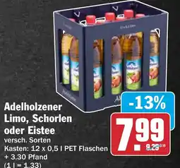 AEZ Adelholzener Limo, Schorlen oder Eistee Angebot