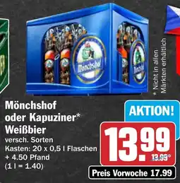 AEZ Mönchshof oder Kapuziner* Weißbier Angebot