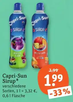 tegut Capri-Sun Sirup Angebot
