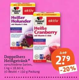 tegut Doppelherz Heißgetränk Angebot