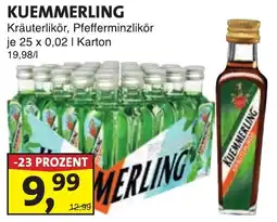 Lösch Depot KUEMMERLING Kräuterlikör, Pfefferminzlikör Angebot