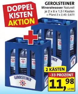 Lösch Depot GEROLSTEINER Mineralwasser Naturell Angebot
