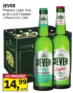 Lösch Depot JEVER Pilsener, Light, Fun Angebot