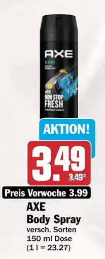 AEZ AXE Body Spray Angebot