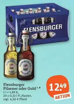tegut Flensburger Pilsener oder Gold Angebot