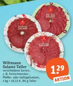 tegut Wiltmann Salami-Teller Angebot