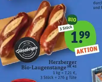 tegut Herzberger Bio-Laugenstange Angebot
