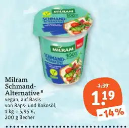 tegut Milram Schmand-Alternative Angebot