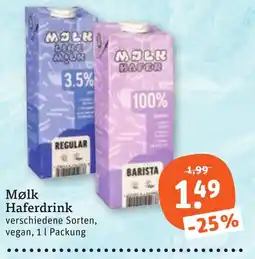 tegut Mølk Haferdrink Angebot