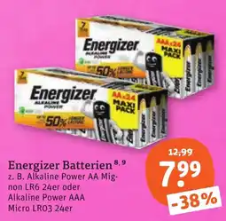 tegut Energizer Batterien Angebot