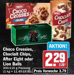 AEZ Choco Crossies, Chocolait Chips, After Eight oder Lion Balls Angebot
