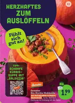 tegut demeter Bio-Kürbis Hokkaido Angebot