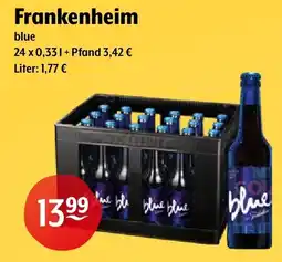Getränke Hoffmann Frankenheim blue Angebot
