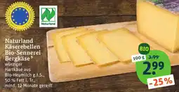 tegut Naturland Käserebellen Bio-Sennerei Bergkäse Angebot