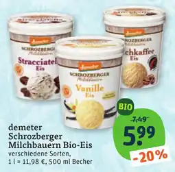 tegut demeter Schrozberger Milchbauern Bio-Eis Angebot