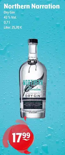 Getränke Hoffmann Northern Narration Dry Gin Angebot
