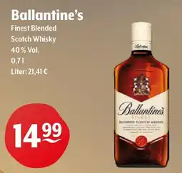 Getränke Hoffmann Ballantine's Finest Blended Scotch Whisky Angebot