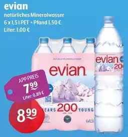 Getränke Hoffmann evian natürliches Mineralwasser Angebot