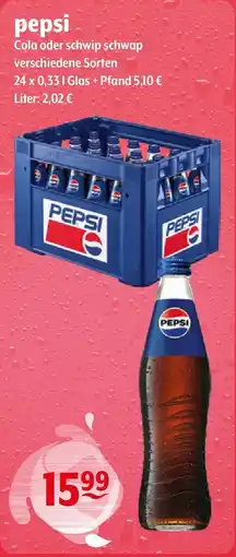 Getränke Hoffmann Pepsi Cola oder schwip schwap Angebot