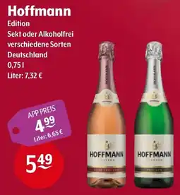 Getränke Hoffmann Hoffmann Edition Sekt oder Alkoholfrei Angebot
