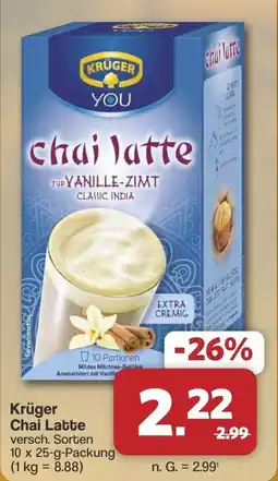 Famila Nord West Krüger Chai Latte Angebot