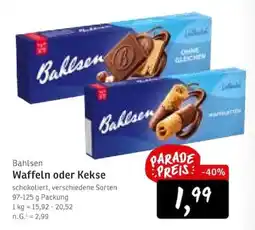 KONSUM Bahlsen Waffeln oder Kekse Angebot