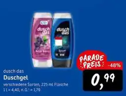 KONSUM dusch das Duschgel Angebot