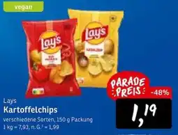 KONSUM Lays Kartoffelchips Angebot