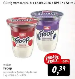 KONSUM müller Froop Angebot