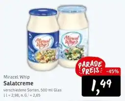 KONSUM Miracel Whip Salatcreme Angebot