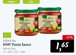 KONSUM EDEKA Bio WWF Pasta Sauce Angebot