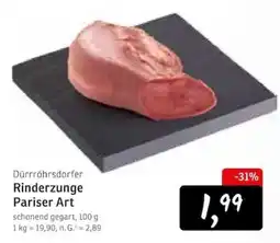 KONSUM Dürrröhrs dorfer Rinderzunge Pariser Art Angebot