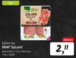 KONSUM EDEKA Bio WWF Salami Angebot