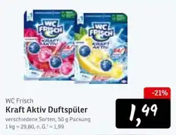 KONSUM WC Frisch Kraft Aktiv Duftspüler Angebot