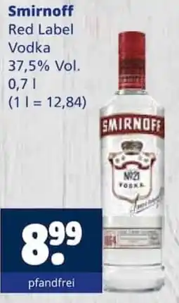 Getränkewelt Smirnoff Red Label Vodka Angebot