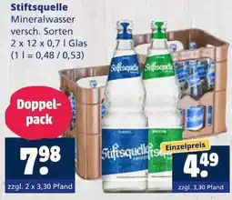 Getränkewelt Stiftsquelle Mineralwasser Angebot