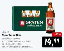KONSUM Spaten Münchner Bier Angebot