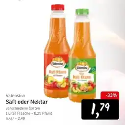 KONSUM Valensina Saft oder Nektar Angebot